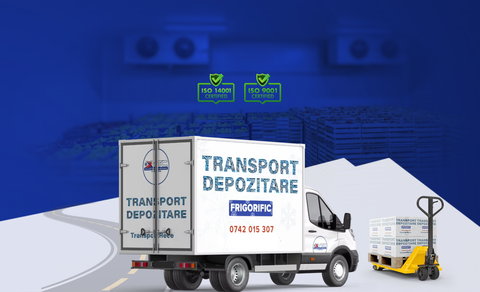 ytc transport frigorific, depozitare, certificare ISO